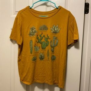 Yellow cactus shirt